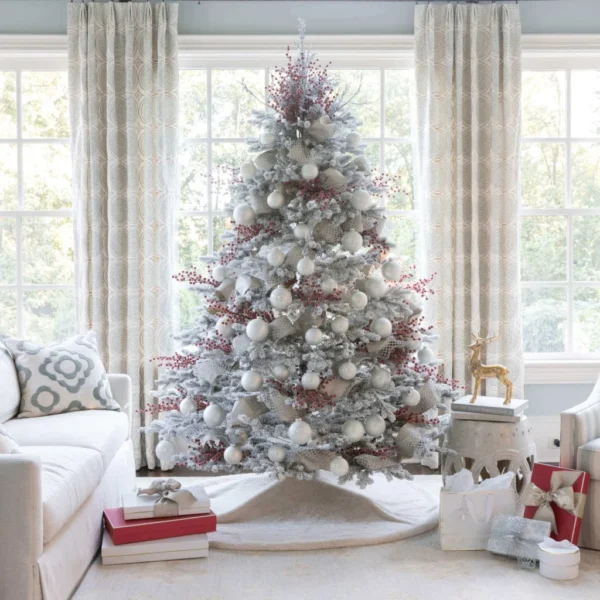 White Essential Glass Ornaments (24 Pack) - Image 8