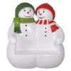 Powder Pals Holiday Snowman Photo Of Sculptural Bench - Image 3
