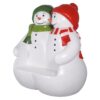 Powder Pals Holiday Snowman Photo Of Sculptural Bench - Image 4
