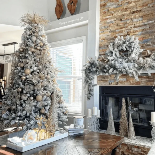 9' Artificial Christmas Tree Unlit - Image 2