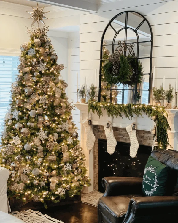 9' Artificial Christmas Tree Unlit - Image 5