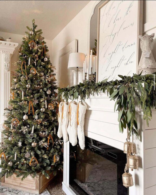 12' Slim Artificial Christmas Tree Unlit - Image 2